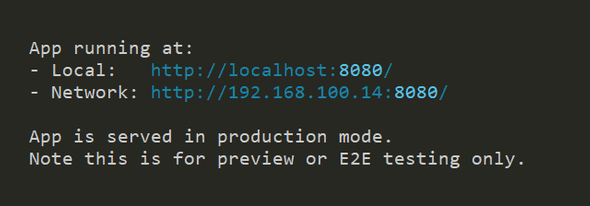 running e2e tests