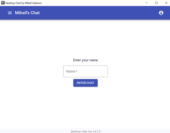 Welcome Screen