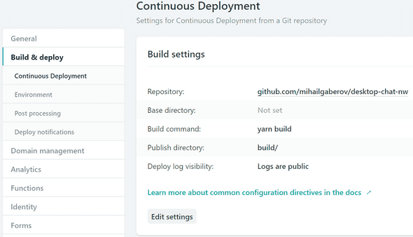 Build and deploy